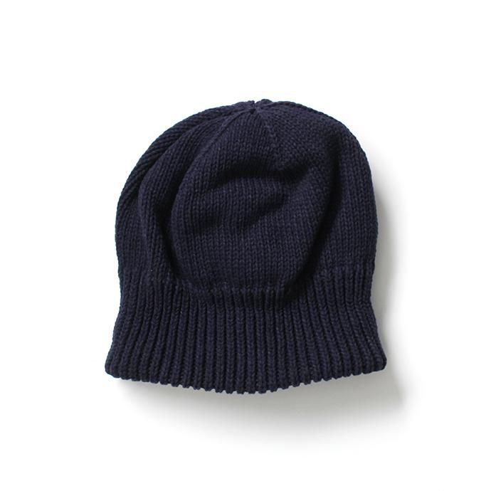 153490495 crepuscule / Knit cap 2003-017 Navy ニットキャップ ネイビー 02