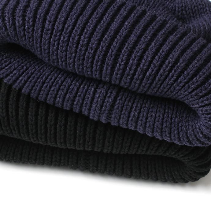 153490495 crepuscule / Knit cap 2003-017 Navy ニットキャップ ネイビー 02