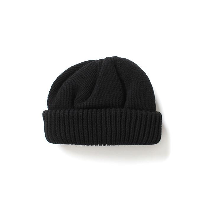 153490501 crepuscule / Knit cap 2003-017 Black ニットキャップ ブラック<img class='new_mark_img2' src='//img.shop-pro.jp/img/new/icons47.gif' style='border:none;display:inline;margin:0px;padding:0px;width:auto;' /> 01