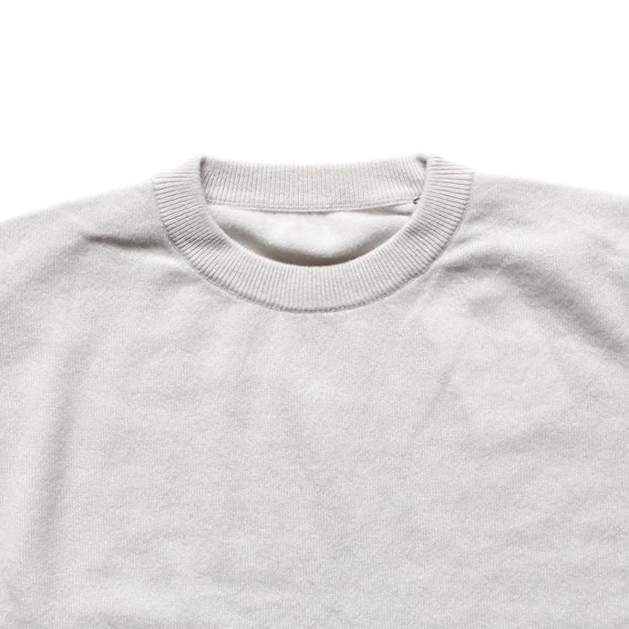 153685997 crepuscule / 2003-009 Cashmere crew - White カシミアニットクルーネックプルオーバー ホワイト 02