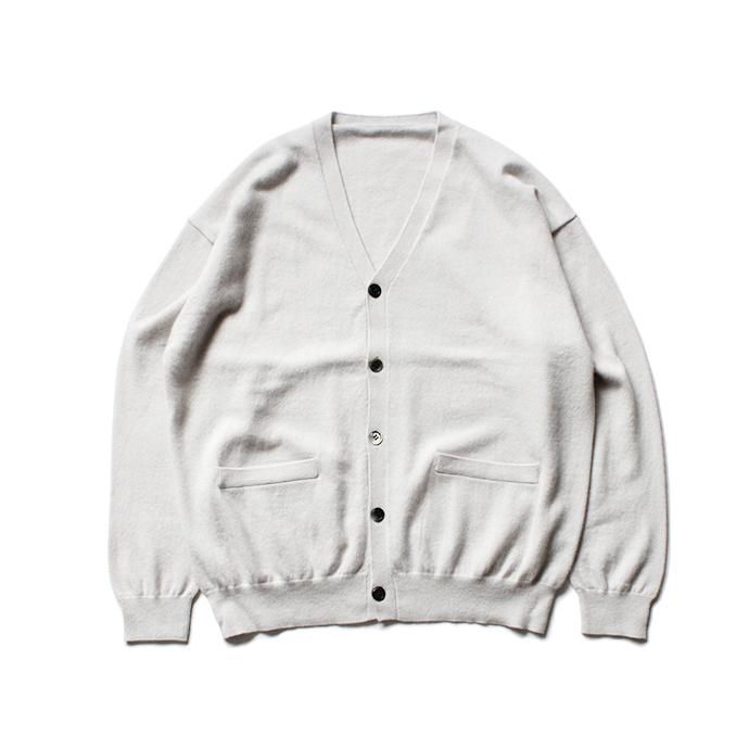 153686661 crepuscule / 2003-010 Cashmere cardigan - White カシミアニットカーディガン ホワイト 01