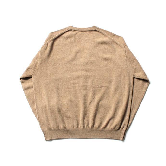 153686822 crepuscule / 2003-010 Cashmere cardigan - Camel カシミアニットカーディガン キャメル 02