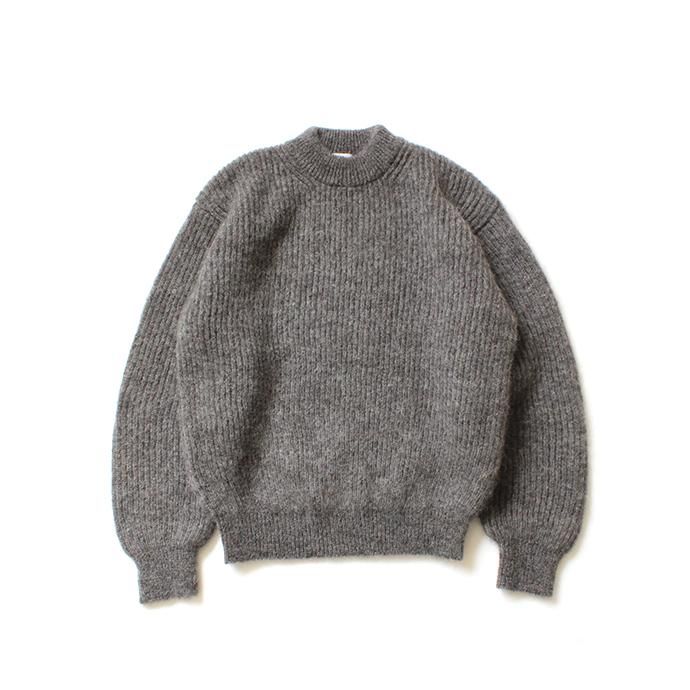 153755168 blurhms ROOTSTOCK / Kid Mohair Alpaca Wool Knit P/O - HeatherBrown ROOTS-RKAW19AW036F20 02