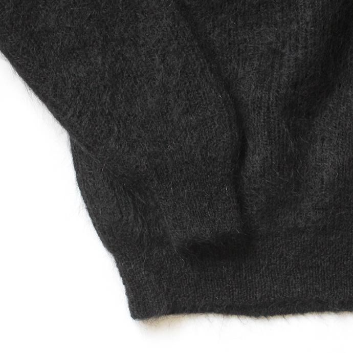 153755180 blurhms ROOTSTOCK / Kid Mohair Alpaca Wool Knit Turtle-neck P/O - Black ROOTS-RKAW19AW037F20 02