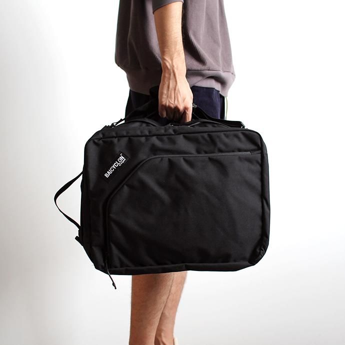 153796089 BAICYCLON by bagjack / BCL-06 - Black バイシクロンバイバッグジャック 3wayトラベラー ブラック 02