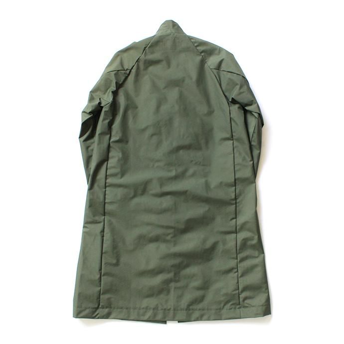 153905227 Powderhorn Mountaineering / P.H. M. LONG COAT 3Lナイロン シェルコート PH20FW-002 - Olive 02