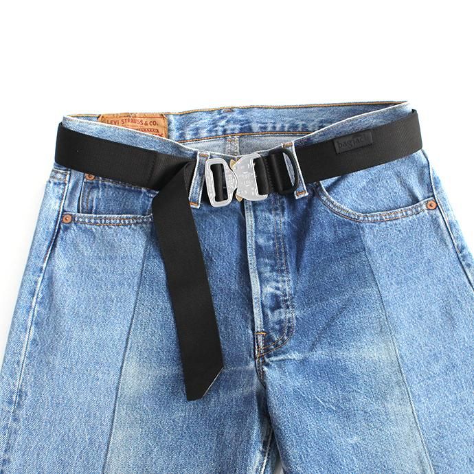 153924009 bagjack / NXL Belt 40mm M - Black/Polished バッグジャック ネクストレベル ベルト ブラック/シルバー 02