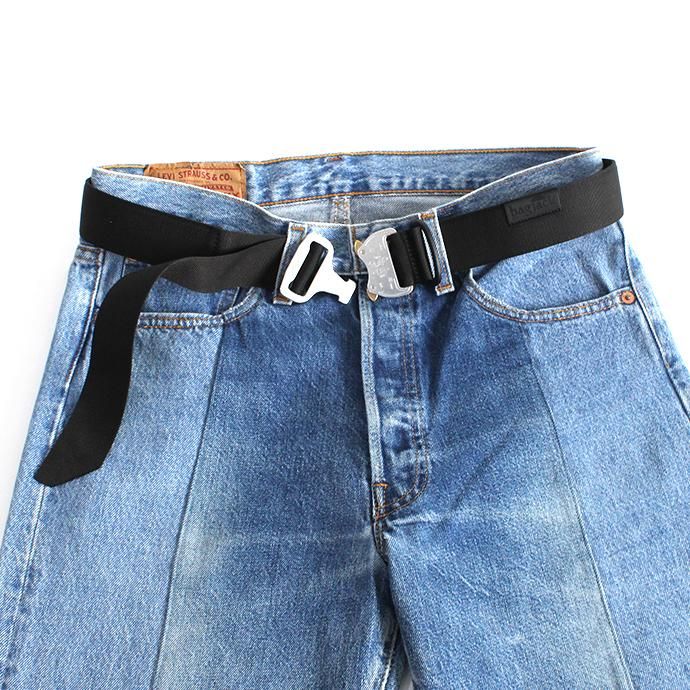 153924009 bagjack / NXL Belt 40mm M - Black/Polished バッグジャック ネクストレベル ベルト ブラック/シルバー 02