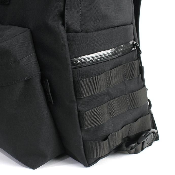 153960797 bagjack / NXL Daypack M Molle/Velcro Patch - Black バッグジャック ネクストレベル デイパック Mサイズ ブラック 02