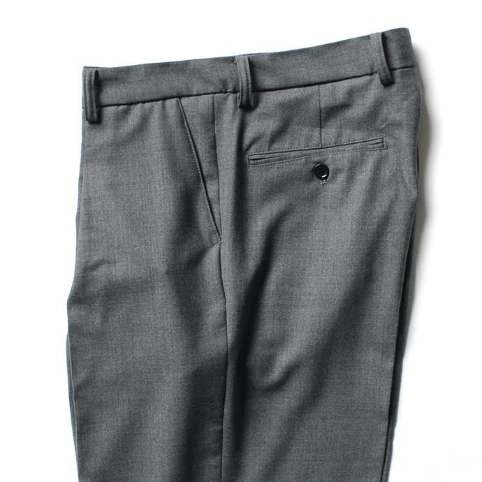 153992488 STILL BY HAND / PT07203 ウールキュプラ ワイドスラックス - Grey 02