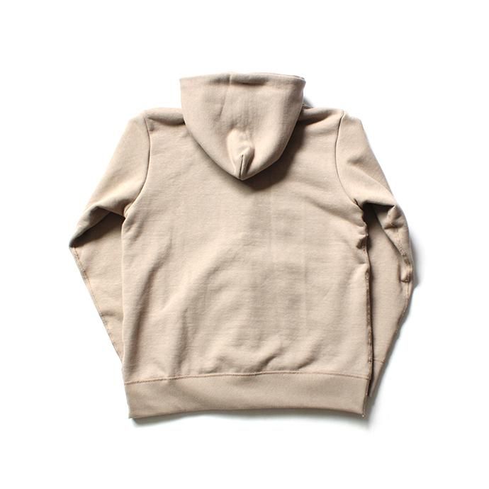 154024622 STILL BY HAND / CS06203 ジップフロント 度詰めスウェットパーカー - Greige 02