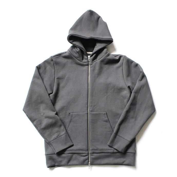 154024781 STILL BY HAND / CS06203 ジップフロント 度詰めスウェットパーカー - Charcoal<img class='new_mark_img2' src='//img.shop-pro.jp/img/new/icons47.gif' style='border:none;display:inline;margin:0px;padding:0px;width:auto;' /> 02
