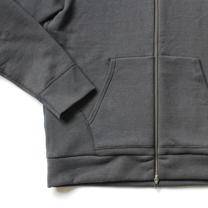 154024781 STILL BY HAND / CS06203 ジップフロント 度詰めスウェットパーカー - Charcoal<img class='new_mark_img2' src='//img.shop-pro.jp/img/new/icons47.gif' style='border:none;display:inline;margin:0px;padding:0px;width:auto;' /> 02