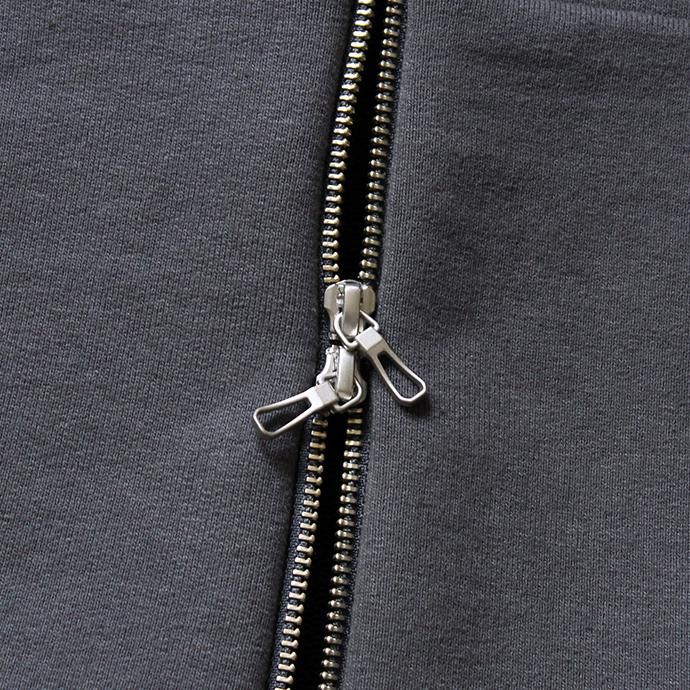 154024781 STILL BY HAND / CS06203 ジップフロント 度詰めスウェットパーカー - Charcoal<img class='new_mark_img2' src='//img.shop-pro.jp/img/new/icons47.gif' style='border:none;display:inline;margin:0px;padding:0px;width:auto;' /> 02