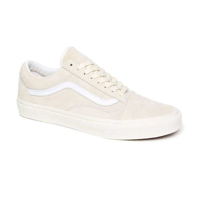 154042804 VANS / Pig Suede Old Skool - Marshmallow / True White ヴァンズ スウェードオールドスクール マシュマロ VN0A4U3B19A 02