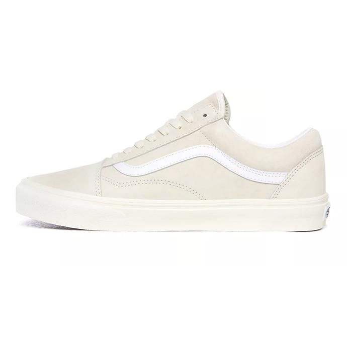 154042804 VANS / Pig Suede Old Skool - Marshmallow / True White ヴァンズ スウェードオールドスクール マシュマロ VN0A4U3B19A 02