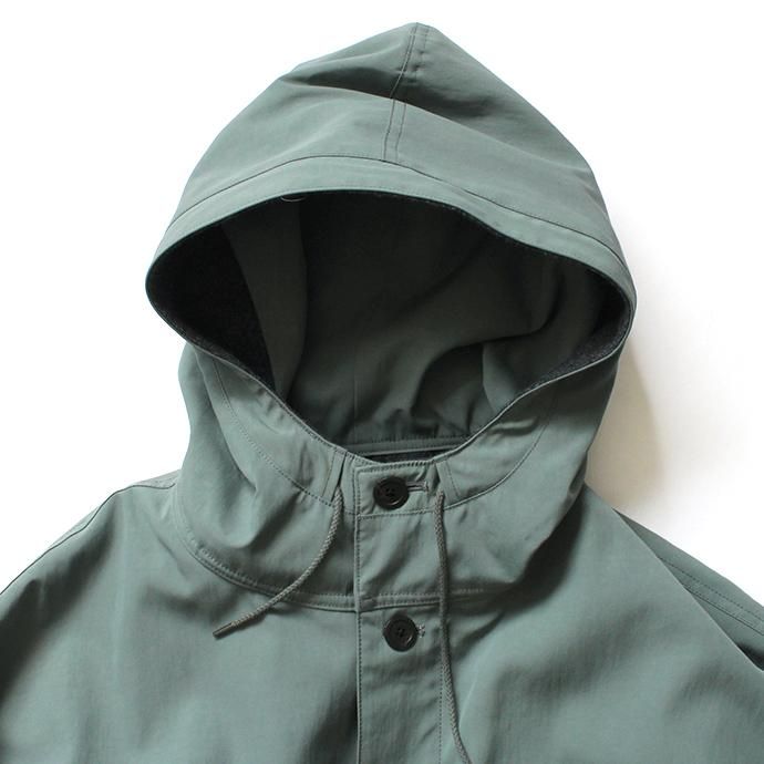 154353555 STILL BY HAND / CO03203 ナイロンフーデッドコート - Khaki 02