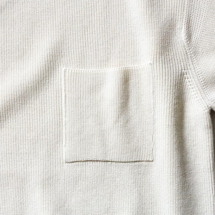 154365062 STILL BY HAND / KN02203 コットンウール クルーネックセーター - Cream 02