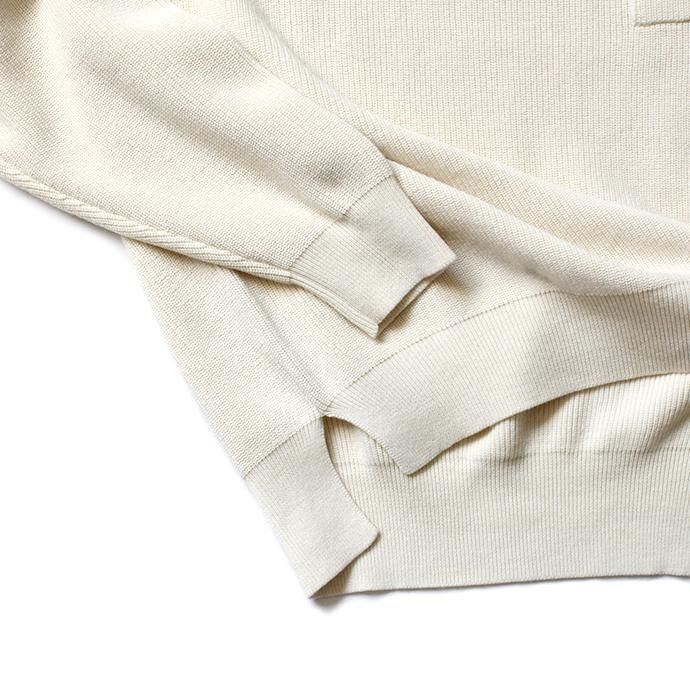 154365062 STILL BY HAND / KN02203 コットンウール クルーネックセーター - Cream 02