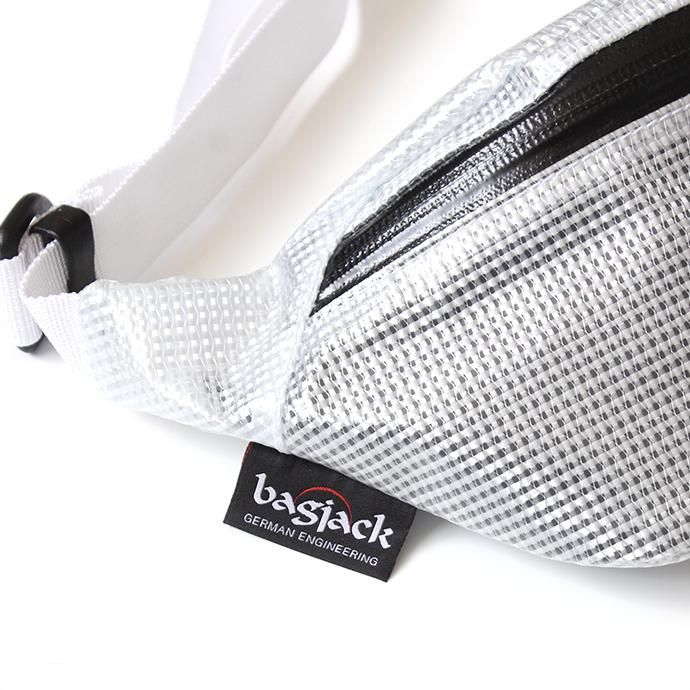 154410833 bagjack / Hipbag - Tarpaulin Tranparent Check White バッグジャック ヒップバッグ クリアターポリン 02
