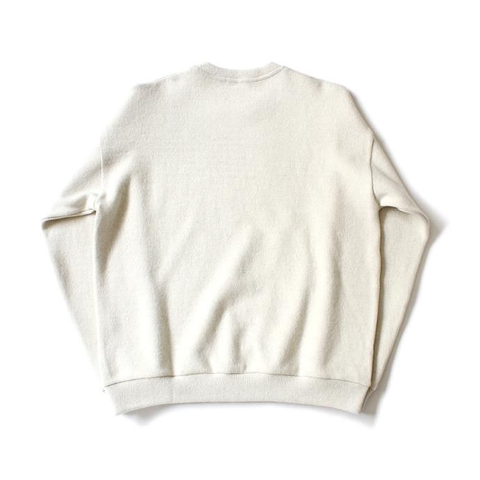 154420507 CRESPI / Lambswool/Cotton Crew Neck - Ivory ラムズウールコットン クルーネックカットソー アイボリー 02