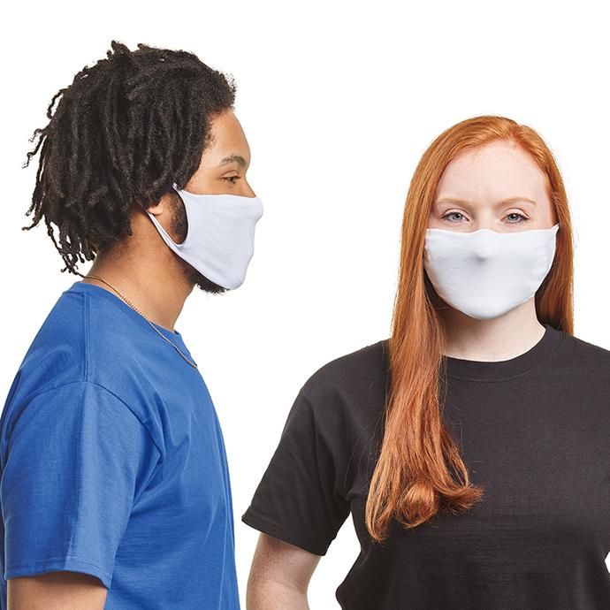 154490426 Hanes / Signature Stretch-To-Fit Mask - White ヘインズ マスク 日本未発売 アメリカ製 ホワイト 02