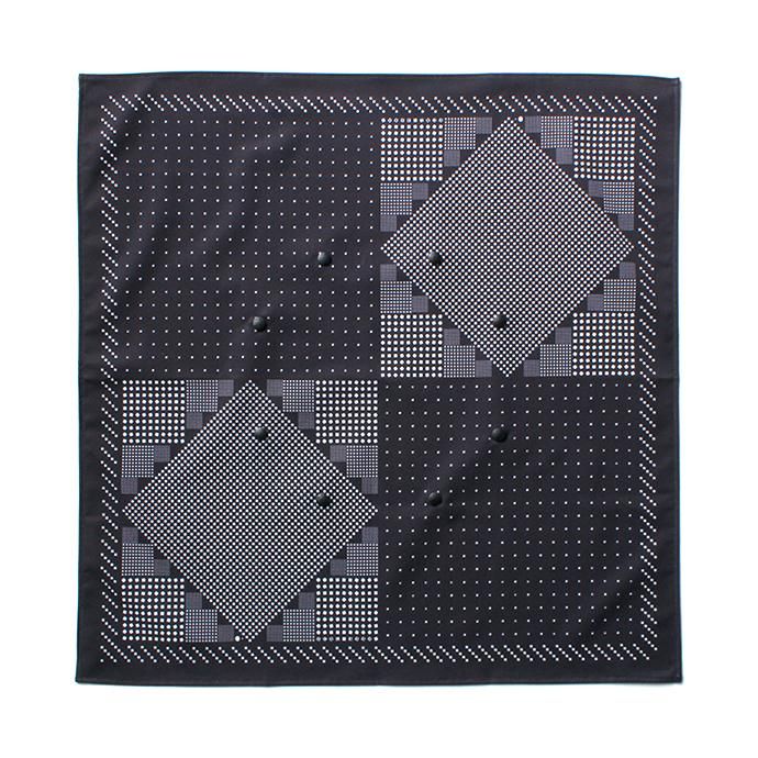 154553666 O-(オー)/ BANDANA Square-Black バンダナ スクエア ブラック 21W-09 02