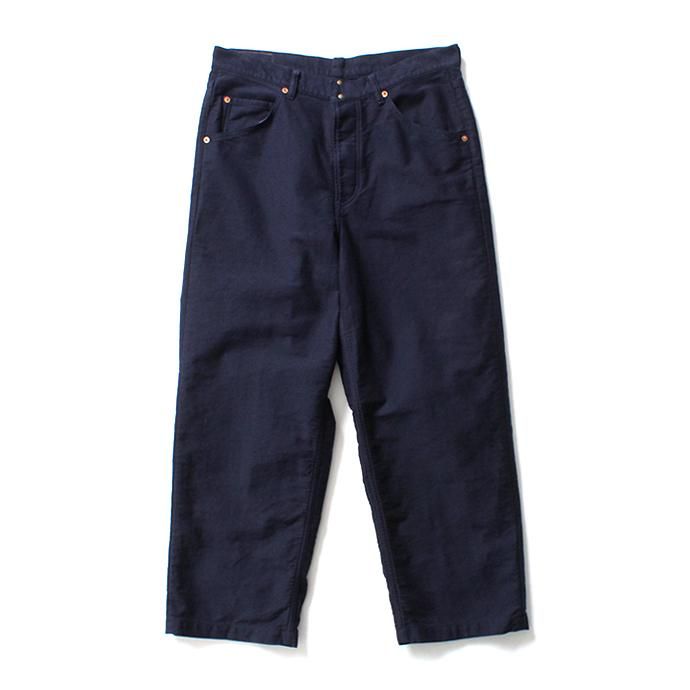 154578705 O-(オー)/ IOS COMFORT MOLESKIN - Navy 5ポケットモールスキン ネイビー 21W-07 01