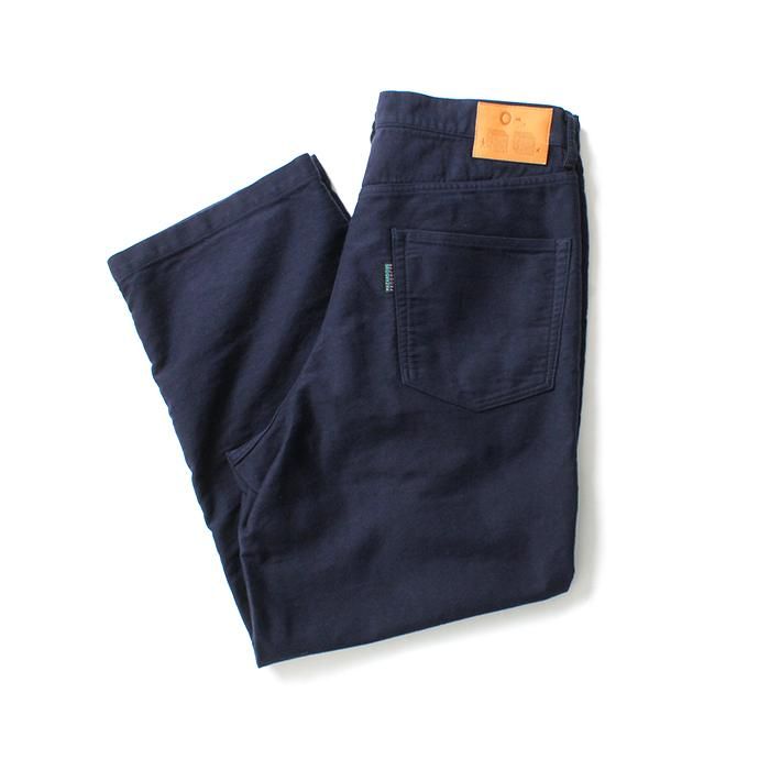 154578705 O-(オー)/ IOS COMFORT MOLESKIN - Navy 5ポケットモールスキン ネイビー 21W-07 02