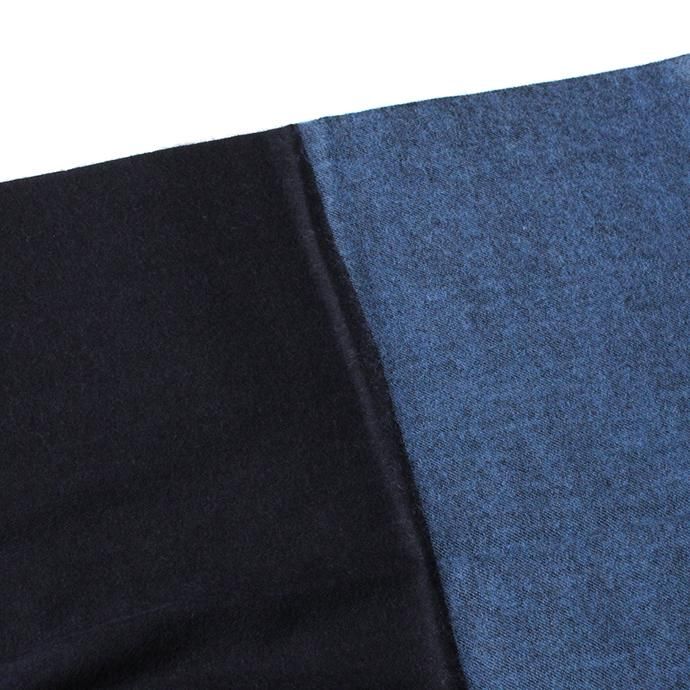 154603681 STILL BY HAND / 大判ストール GD01203 - Blue/Navy 02