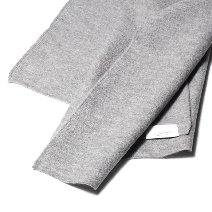 154604493 STILL BY HAND / カシミヤ混マフラー GD02203 - Heather Grey 02
