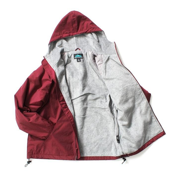 154670706 Tri-Mountain / Conqueror - Dark Maroon/Gray フリースライニングナイロンシェルパーカー ダークマルーン 02