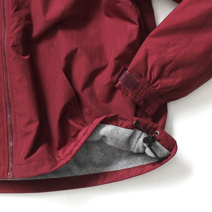 154670706 Tri-Mountain / Conqueror - Dark Maroon/Gray フリースライニングナイロンシェルパーカー ダークマルーン 02