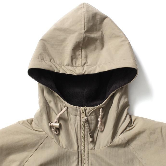154670729 Tri-Mountain / Conqueror - Khaki/Black フリースライニングナイロンシェルパーカー ベージュ 02