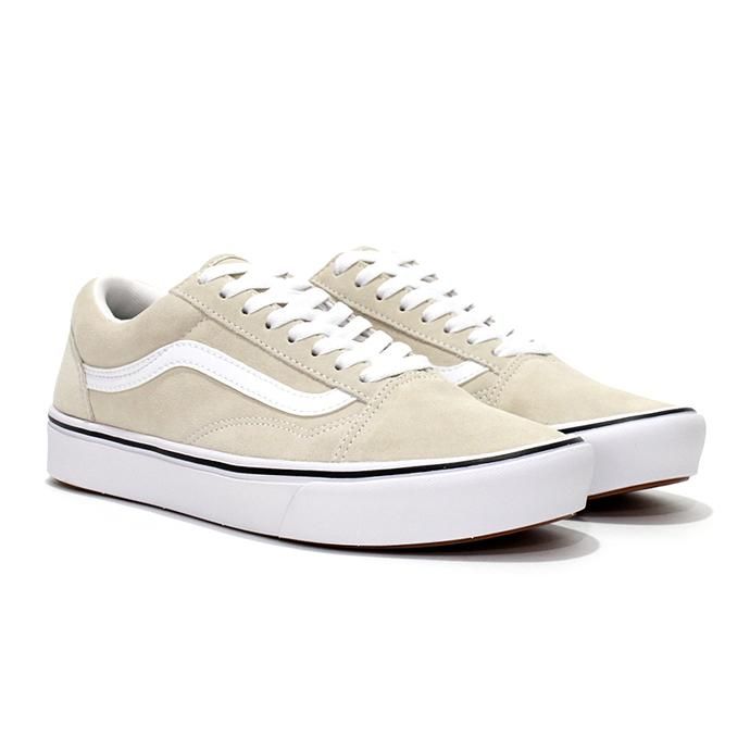 154684161 VANS / Suede ComfyCush Old Skool - Oatmeal ヴァンズ スウェードコンフィークッシュオールドスクール オートミール VN0A3WMA2QQ 01