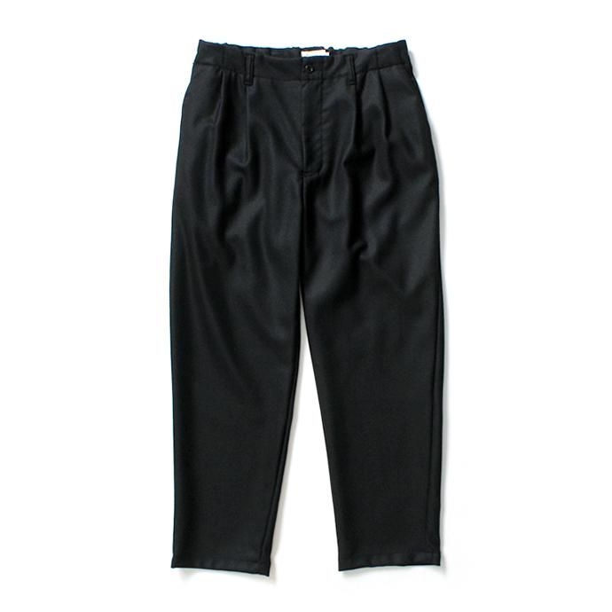 154687071 STILL BY HAND / PT03204 ウール イージースラックス - Black 01