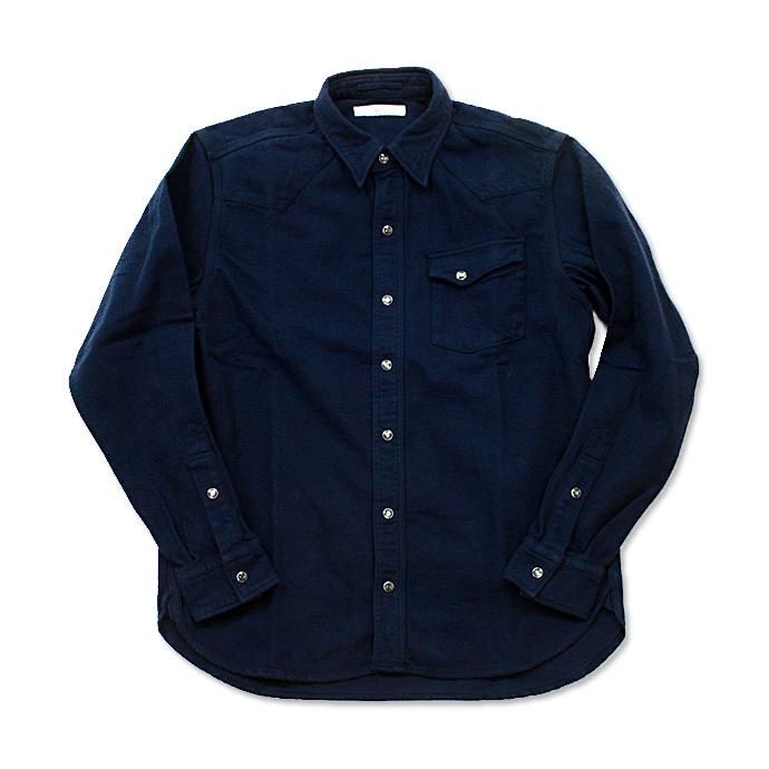 Hexico Flannel Western Shirts フランネル ウエスタンシャツ / Navy<img class='new_mark_img2' src='//img.shop-pro.jp/img/new/icons47.gif' style='border:none;display:inline;margin:0px;padding:0px;width:auto;' /> 01