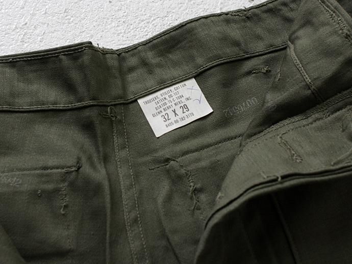 EHS Vintage Deadstock U.S. Army Utility Trousers - W32 L29 D2702<img class='new_mark_img2' src='//img.shop-pro.jp/img/new/icons47.gif' style='border:none;display:inline;margin:0px;padding:0px;width:auto;' /> 02