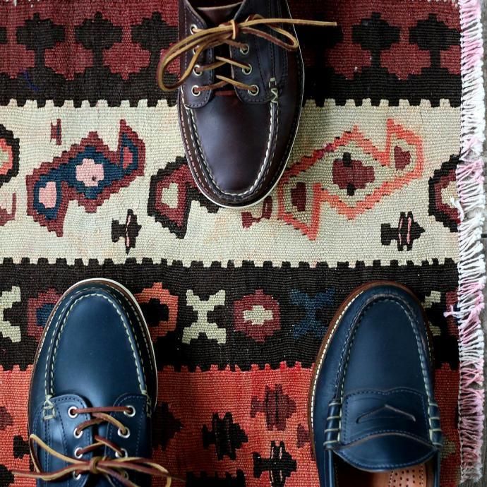 49649182 OAK STREET BOOTMAKERS / Beefroll Penny Loafer ビーフロールペニーローファー - Navy 02