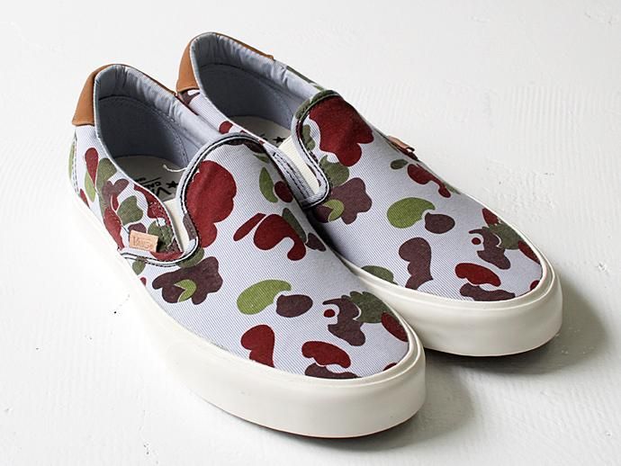 VANS Camo Suiting Slip-On CA - Captain's Blue<img class='new_mark_img2' src='//img.shop-pro.jp/img/new/icons47.gif' style='border:none;display:inline;margin:0px;padding:0px;width:auto;' /> 02