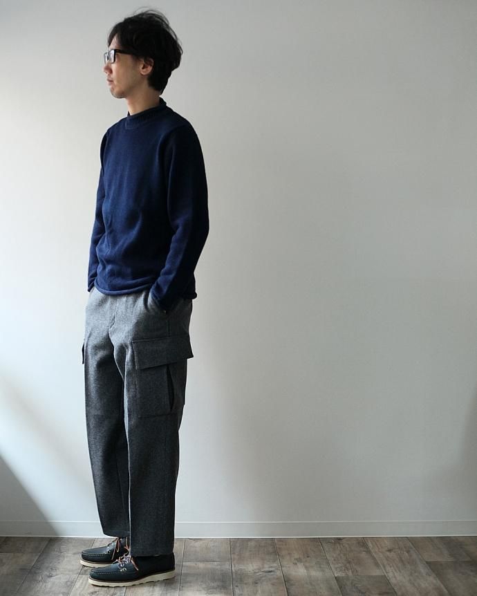 Original Blues Original Blues / Indigo Weekender ロールネックインディゴセーター - Navy 02