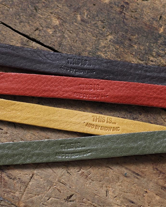 78445502 This is... / Leather Cord Ribbon レザー コードリボン 全9色 02