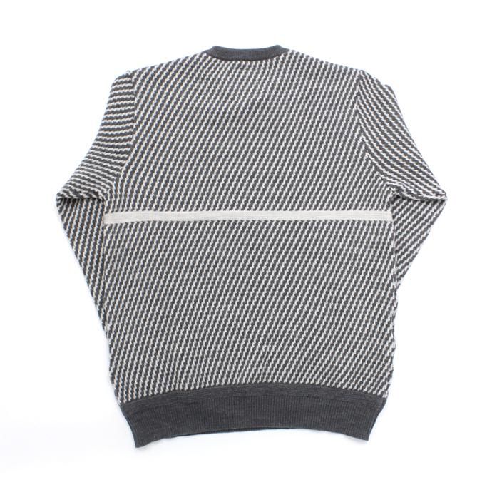STILL BY HAND クルーネック ラインセーター(全2色) 02