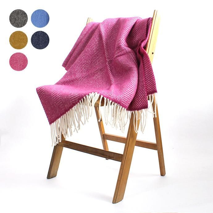 TWEEDMILL TWEEDMILL / ウール ヘリンボーンブランケット 全5色<img class='new_mark_img2' src='//img.shop-pro.jp/img/new/icons47.gif' style='border:none;display:inline;margin:0px;padding:0px;width:auto;' /> 01