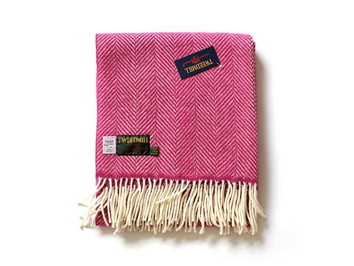 TWEEDMILL TWEEDMILL / ウール ヘリンボーンブランケット 全5色<img class='new_mark_img2' src='//img.shop-pro.jp/img/new/icons47.gif' style='border:none;display:inline;margin:0px;padding:0px;width:auto;' /> 02