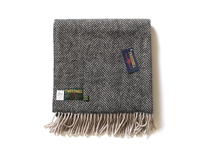 TWEEDMILL TWEEDMILL / ウール ヘリンボーンブランケット 全5色<img class='new_mark_img2' src='//img.shop-pro.jp/img/new/icons47.gif' style='border:none;display:inline;margin:0px;padding:0px;width:auto;' /> 02