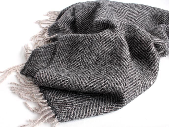 TWEEDMILL TWEEDMILL / ウール ヘリンボーンブランケット 全5色<img class='new_mark_img2' src='//img.shop-pro.jp/img/new/icons47.gif' style='border:none;display:inline;margin:0px;padding:0px;width:auto;' /> 02