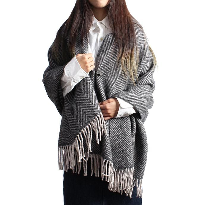 TWEEDMILL TWEEDMILL / ウール ヘリンボーンブランケット 全5色<img class='new_mark_img2' src='//img.shop-pro.jp/img/new/icons47.gif' style='border:none;display:inline;margin:0px;padding:0px;width:auto;' /> 02