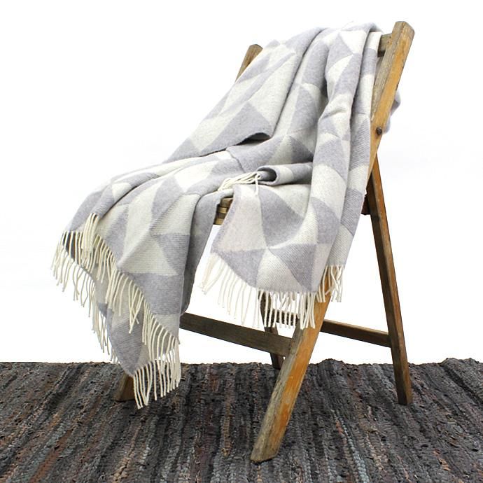 83103576 Silkeborg Plaids(シルケボー・プレイド) / ウールブランケット TWIST A TWILL/1095 グレー 02