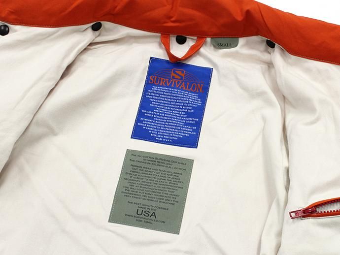 Other Brands SURVIVALON(サバイバロン) / Original Modern fit Lined Jacket - Orange 02